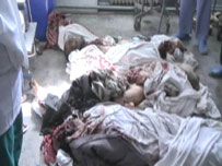 اجساد کشته های انفجار صبح امروز هرات در شفاخانه‏ی این شهر