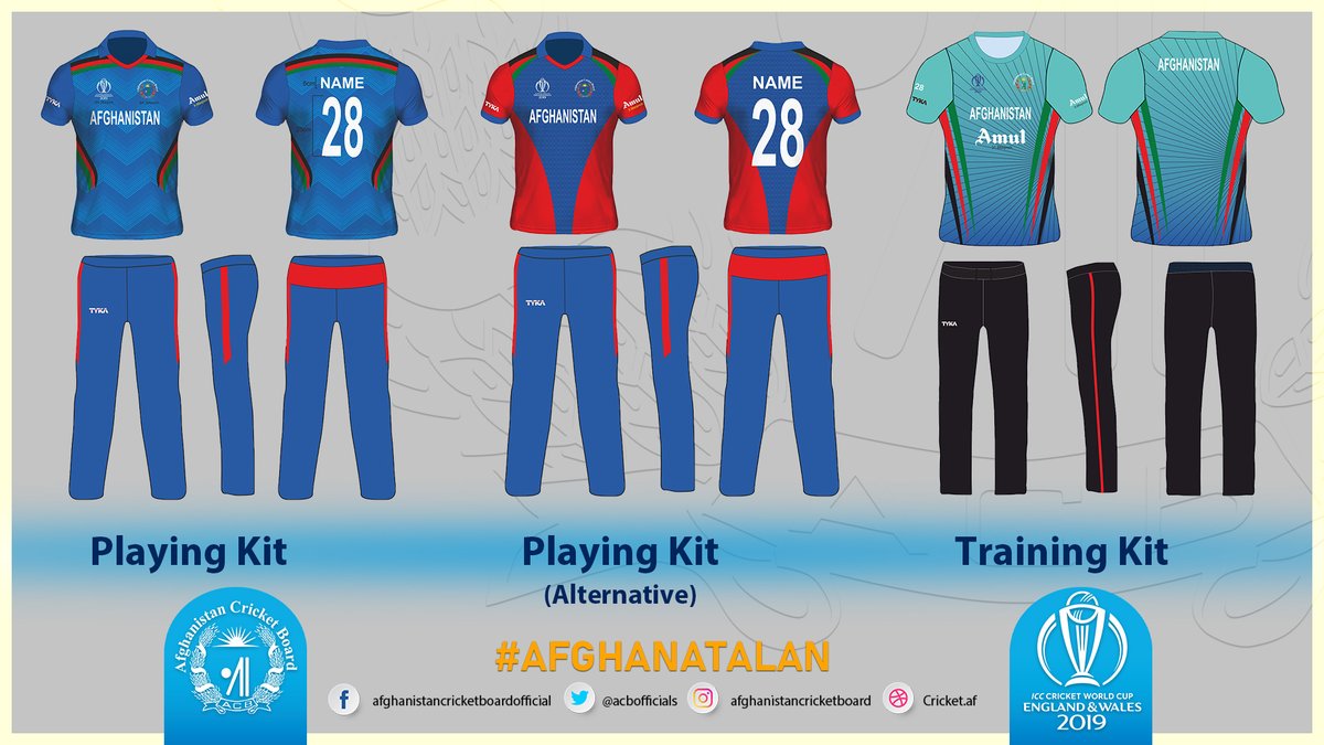 cricket world cup 2019 jersey of all teams