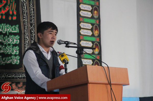 مراسم اربعین حسینی در مدرسه عالی عترت کابل